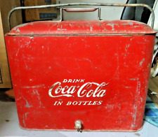 RARE Vintage Coca cola cooler collectibles Antique original USED picture