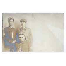 Infantry Sergeant Soldiers Pre World War I Real Photo Postcard RPPC picture