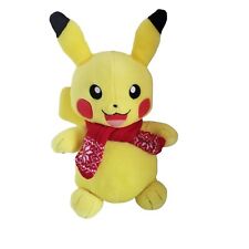 Vintage 2016 Pokemon Pikachu Build-A-Bear Plush Stuffed Toy with Red Scarf 16