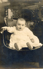 c.1890s sepia Photograph  child  4.25 X 6.5