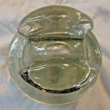 Large Antique HEMINGRAY No 670 Glass Power Insulator Clean w/groove picture