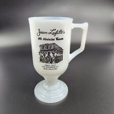 Vintage Jean Lafitte's Old Absinthe House Milk Glass Pedestal Footed Mug Cup  picture