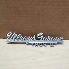 Vtg Auto Car Oldsmobile Dealership Ullreys Garage Troy OH Nameplate Emblem Badge picture