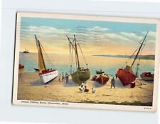 Postcard Italian Fishing Boats Gloucester Massachusetts picture