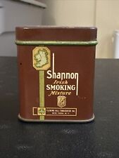 Vintage Shannon Irish Smoking Mixture Tin Fleming Hall Tobacco CO. Factory T100 picture