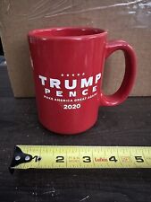 Donald Trump & Pence 2020 MAGA Make America Great Again Red Coffee Mug Cup picture