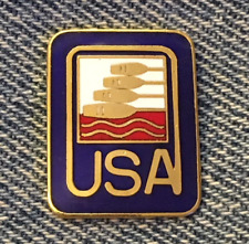 Rowing Pin ~ USA Team ~ 1984 ~ Olympic Event at the Los Angeles Summer Games picture
