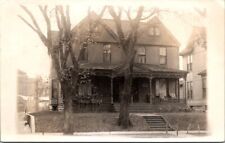 Vintage RPPC Postcard Large Two Story Home c.1907-1920s                     2416 picture