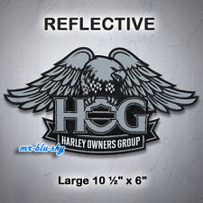Large Reflective Eagle Patch ~ Harley Davidson Owners Group H.O.G.  picture