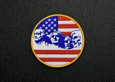 Premium Embroidered Mount Rushmore Uniform Patch America USA Lincoln Washington picture