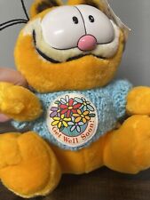 VTG  Garfield Plush  GET WELL  SOON Very Rare HTF 90s 80s picture