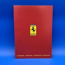 Ferrari The Production Factory Brochure 1983 English/Italian Text picture