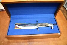 CASE XX USA 1976 HUGE STAG BICENTENNIAL JUMBO BOWIE KNIFE AMERICAN SPIRIT (16345 picture