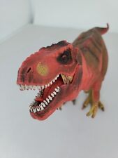 Schleich 11” Long Red Tyrannosaurus T-Rex Dinosaur Figure Toy Movable Jaw 2011 picture