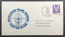 Remember Pearl Harbor Soldier 1944 Military World War 2 Illustrated Envelope picture