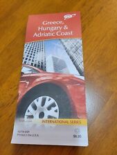 AAA GREECE HUNGARY & ADRIATIC COAST INTERNATIONAL MAP  Map AAA Road Tour Map NEW picture