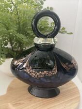 DALE TIFFANY Favrille Emerald Mardi Gras Hand Blown Art Glass Perfume Bottle picture