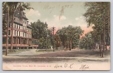 Lancaster New Hampshire, Main Street View Lancaster House, Vintage Postcard picture