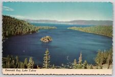 Lake Tahoe CA EMERALD BAY ON LAKE TAHOE - Unposted POSTCARD picture