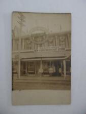c.1908 Wiggins Bros. New York Remnant Store Storefront Real Photo Postcard RPPC  picture