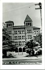RPPC San Antonio Texas TX Bexar County Courthouse  Building UNP Postcard picture