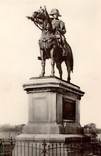 Paris, France Montereau La Statue de Napoleon I, RPPC Postcard READ picture