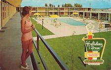 Holiday Inn Janesville Wisconsin WI Chrome c1950s Postcard picture