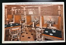 Postcard Pottsville PA - Coal Mine Tap Room at Necho Allen Hotel Mine Timber picture
