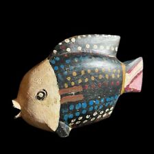 african sculpture Tribal Art Wooden statue wood Ancient mask Bozo Fish-G1958 picture