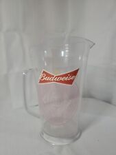 VINTAGE BUDWEISER LARGE BEER PITCHER BOWTIE and Official Product LOGO picture