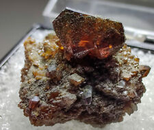 Sphalerite crystals. Plum Run Quarry, Ohio. 2 cm. Video. picture