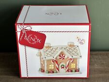 Lenox 5.5” Short Gingerbread House Lit Figurine- New In Box picture
