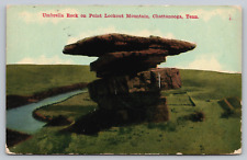 Chattanooga, Tennessee, Umbrella Rock On Point Lookout Mountain Vintage Postcard picture