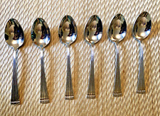 Retired Reed & Barton Westwood Stainless Flatware Lot of 6 Tablespoons picture