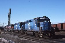 Duplicate Train Slide Maine Central GP-40 #302 03/1996 Waterville Maine picture