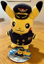 NEW Pikachu Pilot Pokemon Center 2015 Kansai Airport Plush 7