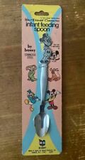 Vintage New Kids Disney Mickey Mouse Silver Spoon In Original Packaging By Bonny picture