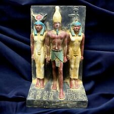 Rare Ancient Egyptian Statues Amun Ra, Hathor, Seshat Egyptian Pharaonic BC picture
