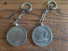 silver dollar key chain With Two Bicentennial Silver Dollars  picture