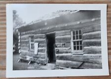 1940s Photograph Of Log Cabin In The Woods picture
