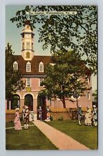 Williamsburg VA-Virginia, The Capitol Vintage Souvenir Postcard picture