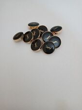 Lot Of 10  Ysl Button 20mm Gold Tone  Replacement  Button picture