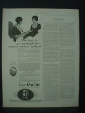 1925 Laun-Dry-Ette Electric Clothes Washer Appliance Vintage Print Ad 11893 picture