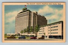 Houston TX-Texas, The Shamrock America Magnificent Hotel Vintage Postcard picture