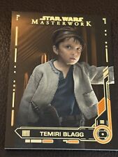 2019 Topps Star Wars Masterwork Temiri Blagg Orange Parallel /10 NM picture