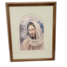 Jesus Christ Framed Portrait Print by K Maroon 16 x 13 picture