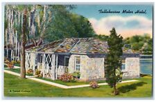 Tallahassee Florida Postcard Motor Hotel Typical Cottage c1940 Vintage Antique picture