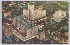Detroit Michigan, General Motors Fisher & New Center Buildings, Vintage Postcard picture