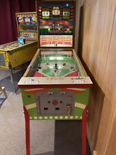 1960 Williams DeLuxe Official Baseball Pitch And Bat Pinball Machine picture