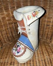 Vintage “The Clay Cobbler” Whimsical Pottery Boot Planter - 10” Tall - Excellent picture